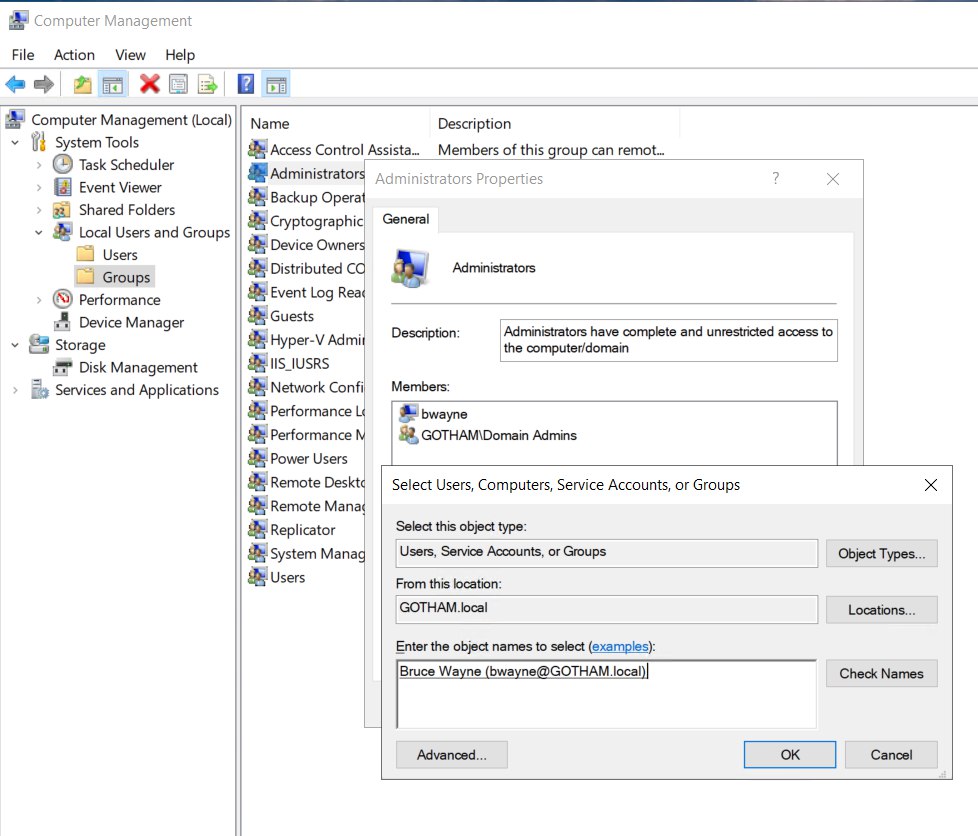 Adding bwayne to Admins